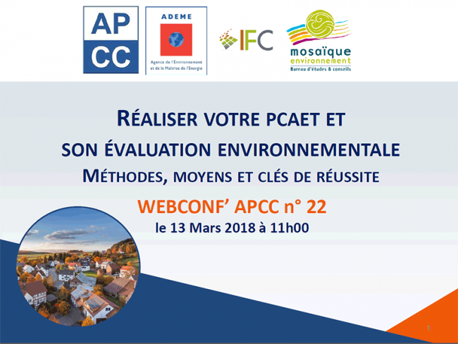 APCC Actualité Mosaique Environnement